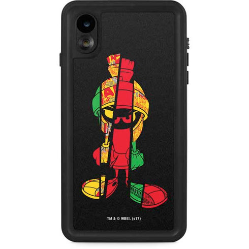 Looney Tunes Marvin the Martian Sliced iPhone XR Waterproof Case