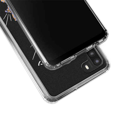 Looney Tunes Marvin the Martian Sliced Juxtapose Galaxy A21 Clear Case