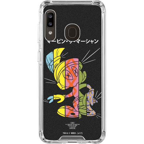 Looney Tunes Marvin the Martian Sliced Juxtapose Galaxy A30 Clear Case