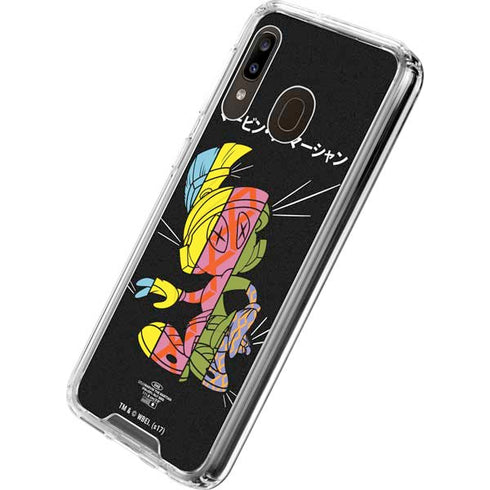 Looney Tunes Marvin the Martian Sliced Juxtapose Galaxy A30 Clear Case