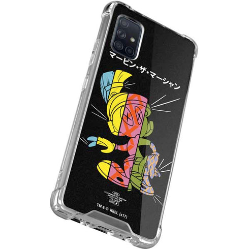 Looney Tunes Marvin the Martian Sliced Juxtapose Galaxy A51 5G Clear Case