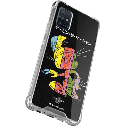 Looney Tunes Marvin the Martian Sliced Juxtapose Galaxy A71 5G Clear Case