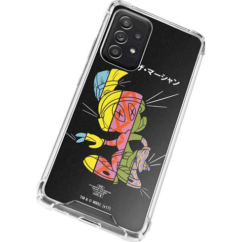 Looney Tunes Marvin the Martian Sliced Juxtapose Galaxy A72 5G Clear Case