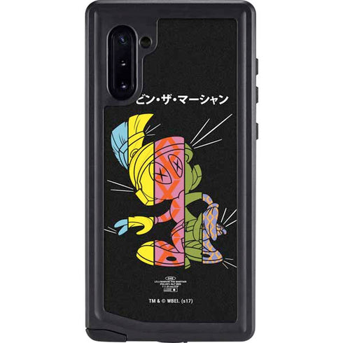 Looney Tunes Marvin the Martian Sliced Juxtapose Galaxy Note 10 Waterproof Case
