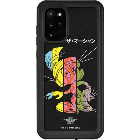 Looney Tunes Marvin the Martian Sliced Juxtapose Galaxy S20 Plus Waterproof Case