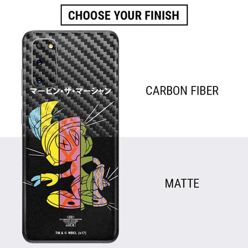 Looney Tunes Marvin the Martian Sliced Juxtapose Galaxy S20 Skin