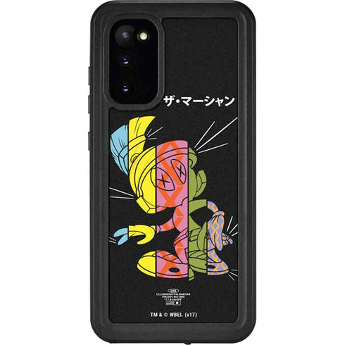 Looney Tunes Marvin the Martian Sliced Juxtapose Galaxy S20 Waterproof Case