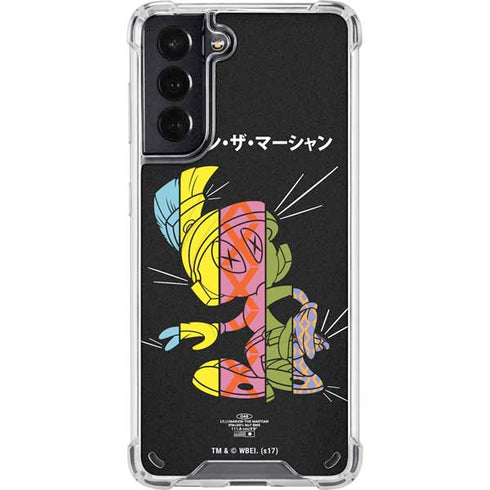 Looney Tunes Marvin the Martian Sliced Juxtapose Galaxy S21 5G Clear Case
