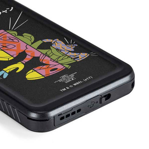Looney Tunes Marvin the Martian Sliced Juxtapose Galaxy S23 Waterproof Case