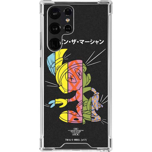 Looney Tunes Marvin the Martian Sliced Juxtapose Galaxy S24 Ultra Clear Case