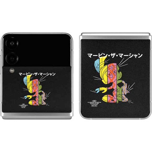 Looney Tunes Marvin the Martian Sliced Juxtapose Galaxy Z Flip4 5G Skin