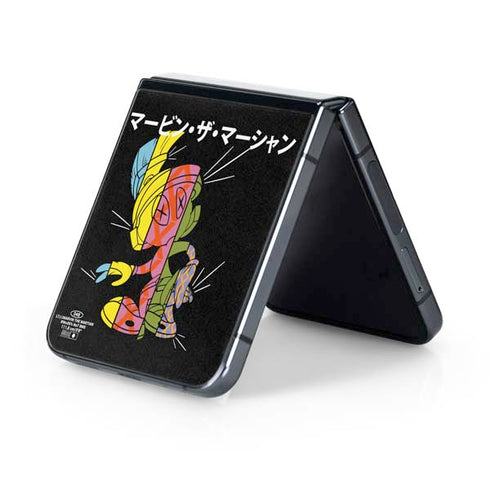 Looney Tunes Marvin the Martian Sliced Juxtapose Galaxy Z Flip5 5G Skin