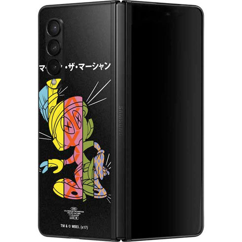 Looney Tunes Marvin the Martian Sliced Juxtapose Galaxy Z Fold3 5G Skin