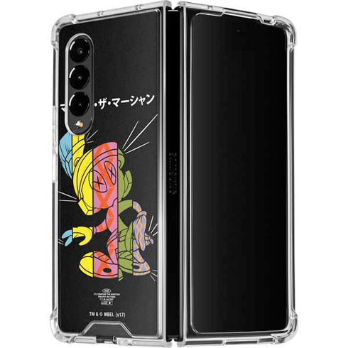 Looney Tunes Marvin the Martian Sliced Juxtapose Galaxy Z Fold4 5G Clear Case