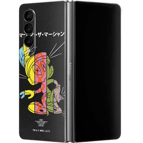 Looney Tunes Marvin the Martian Sliced Juxtapose Galaxy Z Fold4 5G Skin