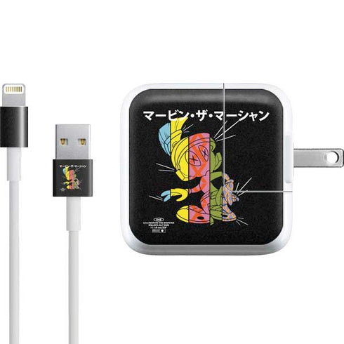 Looney Tunes Marvin the Martian Sliced Juxtapose iPad Charger (10W USB) Skin
