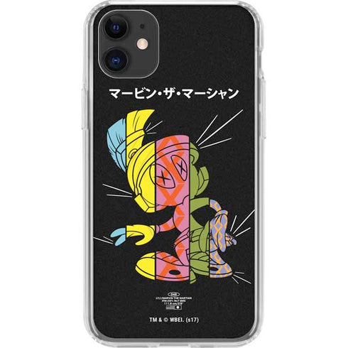 Looney Tunes Marvin the Martian Sliced Juxtapose iPhone 11 Clear Case