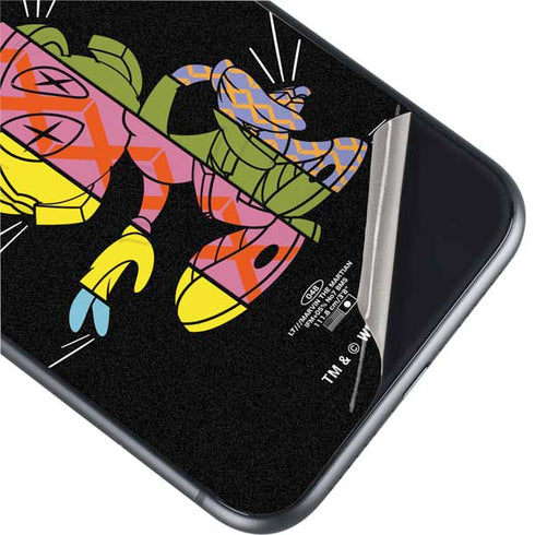 Looney Tunes Marvin the Martian Sliced Juxtapose iPhone 11 Skin