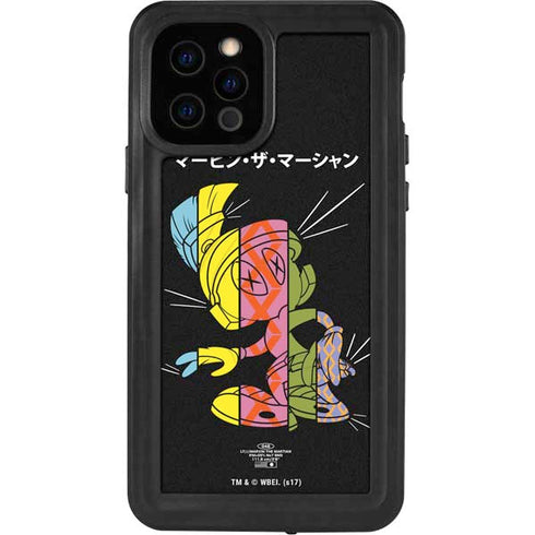 Looney Tunes Marvin the Martian Sliced Juxtapose iPhone 12 Pro Waterproof Case