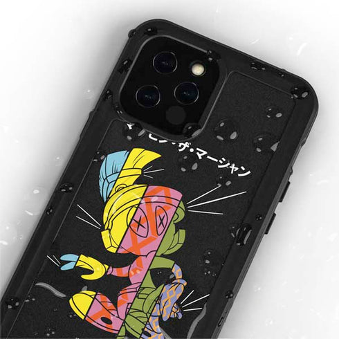 Looney Tunes Marvin the Martian Sliced Juxtapose iPhone 12 Pro Waterproof Case