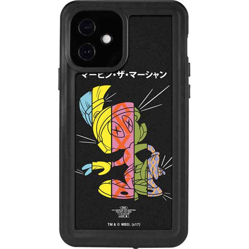 Looney Tunes Marvin the Martian Sliced Juxtapose iPhone 12 Waterproof Case