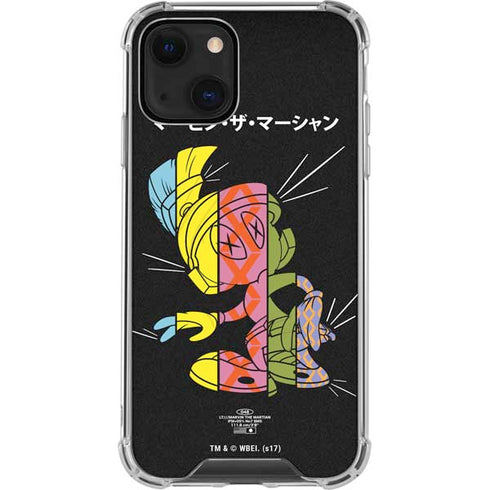 Looney Tunes Marvin the Martian Sliced Juxtapose iPhone 13 Mini Clear Case