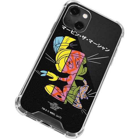 Looney Tunes Marvin the Martian Sliced Juxtapose iPhone 13 Mini Clear Case