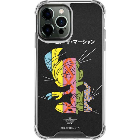 Looney Tunes Marvin the Martian Sliced Juxtapose iPhone 13 Pro Max Clear Case