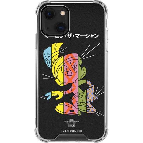 Looney Tunes Marvin the Martian Sliced Juxtapose iPhone 14 Clear Case