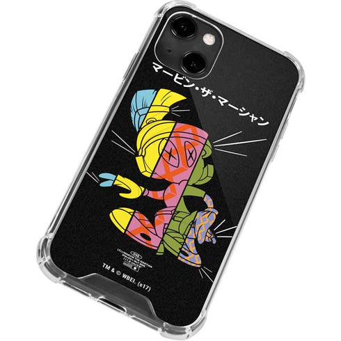 Looney Tunes Marvin the Martian Sliced Juxtapose iPhone 14 Clear Case