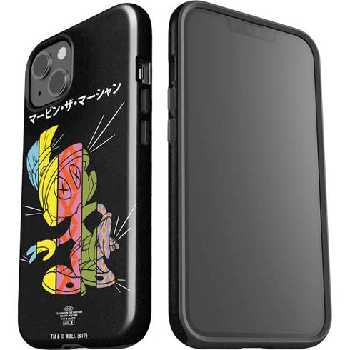 Looney Tunes Marvin the Martian Sliced Juxtapose iPhone 15 Impact Case