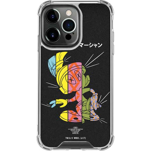 Looney Tunes Marvin the Martian Sliced Juxtapose iPhone 14 Pro Clear Case