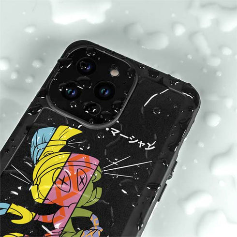 Looney Tunes Marvin the Martian Sliced Juxtapose iPhone 14 Pro Max Waterproof Case