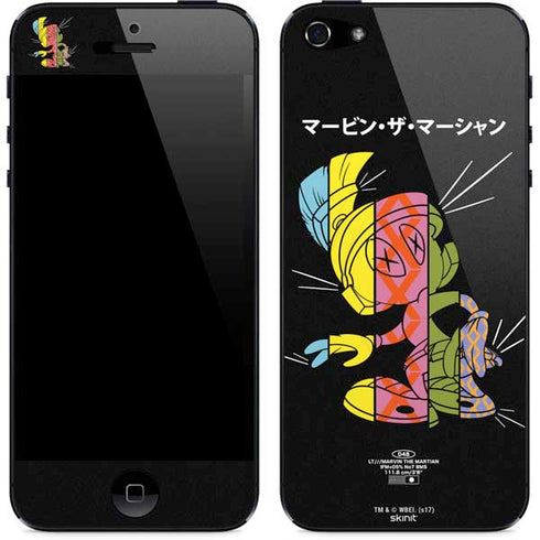 Looney Tunes Marvin the Martian Sliced Juxtapose iPhone 5/5s/5SE Skin