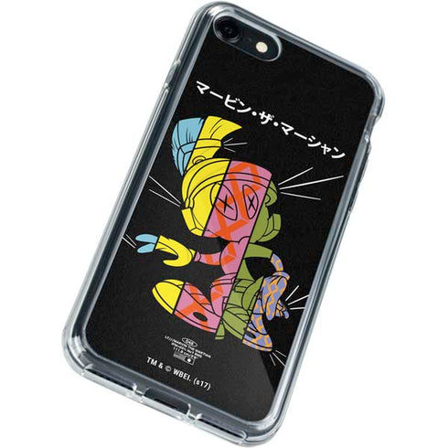 Looney Tunes Marvin the Martian Sliced Juxtapose iPhone SE (2nd & 3rd Gen) Clear Case