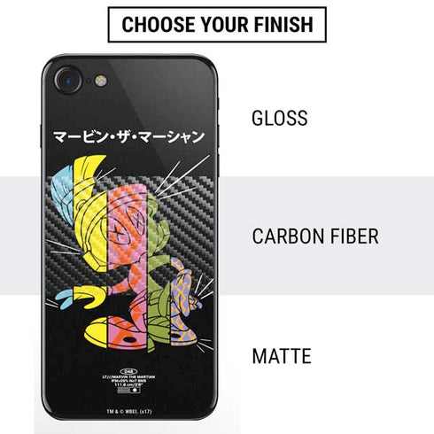 Looney Tunes Marvin the Martian Sliced Juxtapose iPhone SE (2nd & 3rd Gen) Skin
