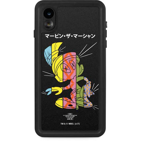 Looney Tunes Marvin the Martian Sliced Juxtapose iPhone XR Waterproof Case