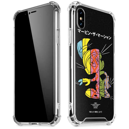 Looney Tunes Marvin the Martian Sliced Juxtapose iPhone XS Max Clear Case