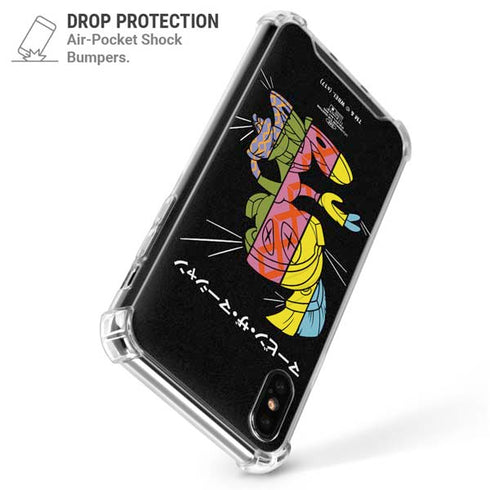 Looney Tunes Marvin the Martian Sliced Juxtapose iPhone XS Max Clear Case