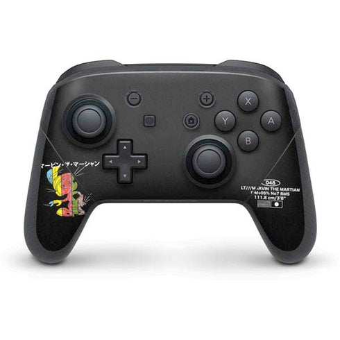 Looney Tunes Marvin the Martian Sliced Juxtapose Nintendo Switch Pro Controller Skin
