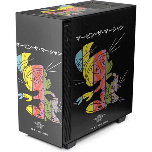 Looney Tunes Marvin the Martian Sliced Juxtapose NZXT H510 Compact ATX Mid-Tower Case Skin