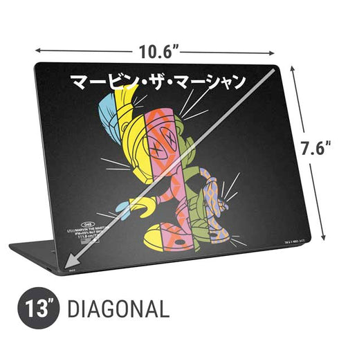 Looney Tunes Marvin the Martian Sliced Juxtapose Universal Laptop 13in (10.6 x 7.6in) Skin