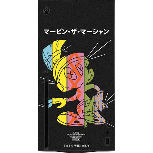 Looney Tunes Marvin the Martian Sliced Juxtapose Xbox Series X Console Skin