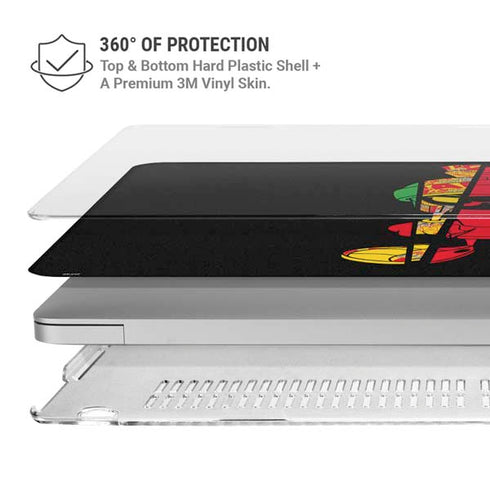 Looney Tunes Marvin the Martian Sliced MacBook Air 15in (2023-2025) Case plus Skin