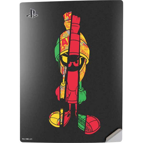 Looney Tunes Marvin the Martian Sliced PS5 Digital Edition Console Skin