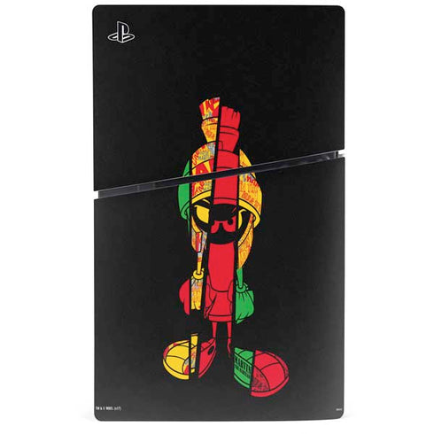 Looney Tunes Marvin the Martian Sliced PS5 Slim Digital Edition Bundle Skin
