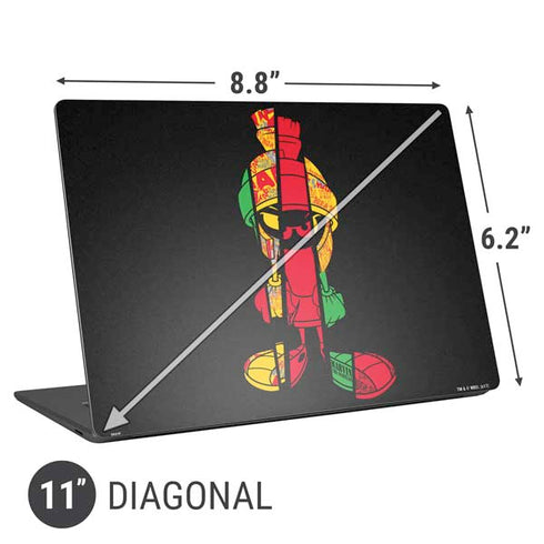 Looney Tunes Marvin the Martian Sliced Universal Laptop 11in (8.8 x 6.2in) Skin