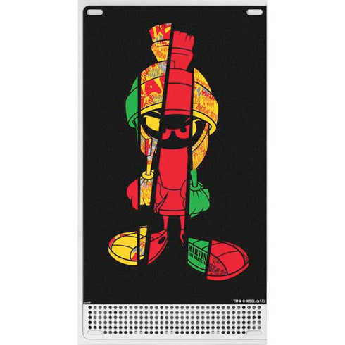 Looney Tunes Marvin the Martian Sliced Xbox Series S Console Skin