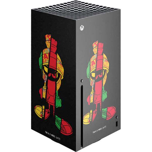 Looney Tunes Marvin the Martian Sliced Xbox Series X Console Skin