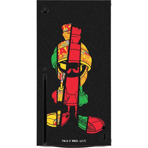 Looney Tunes Marvin the Martian Sliced Xbox Series X Console Skin